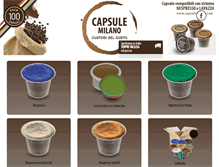 Tablet Screenshot of capsulemilano.com